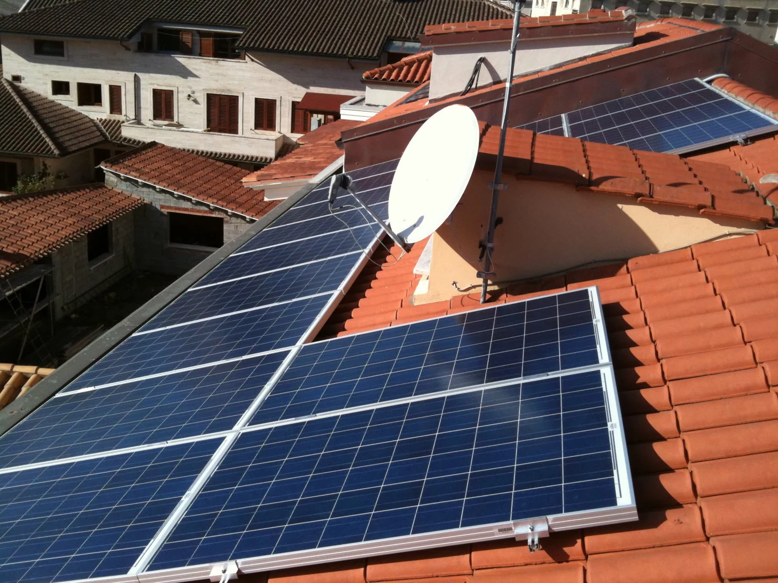 Photovoltaic installation, view 2
