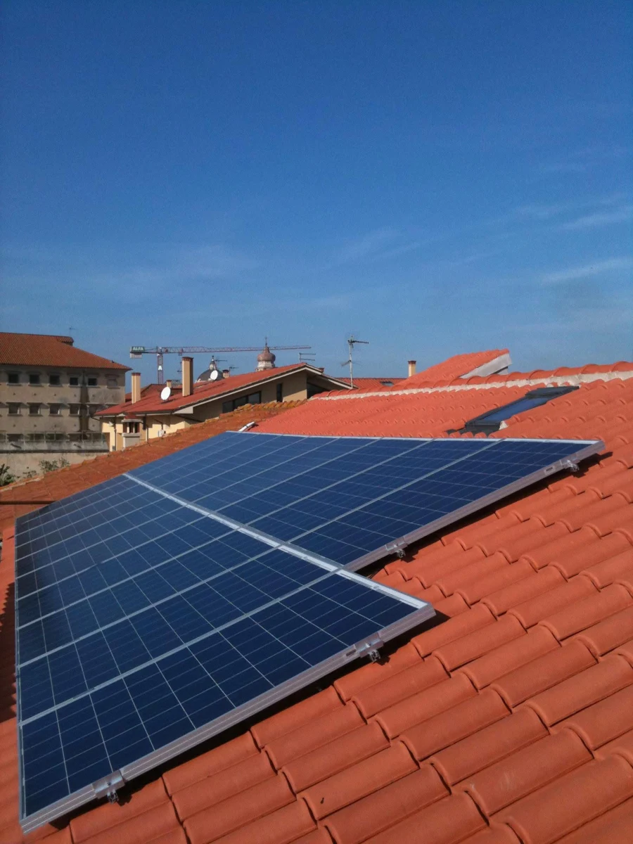 Photovoltaic installation, view 3